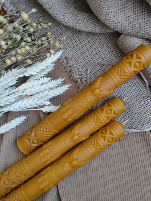 Свічка Голуб миру . Воскові свічки. Воскова свічка.