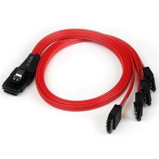 Kabel mini SAS SFF-8087 - 4 x SATA 0,5M