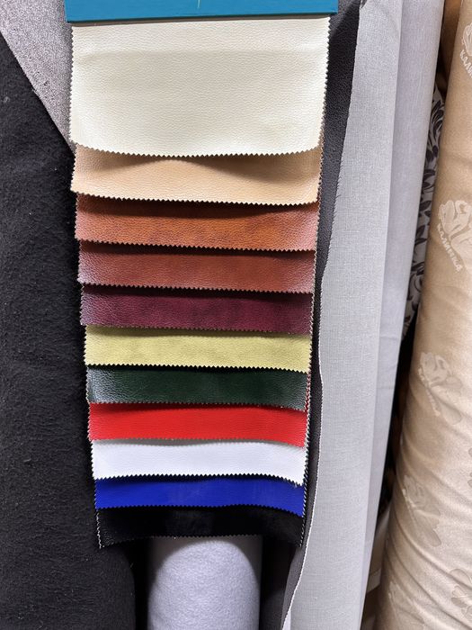 Тканина меблева Обивка меблів Велюр Кожзам Кожа Флок меблевий Поролон