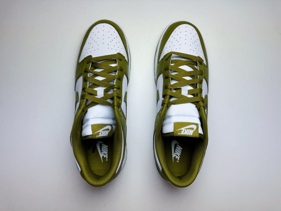 Nike Dunk Low Retro White Pacific Moss green 10.5 44.5 28,5cm high