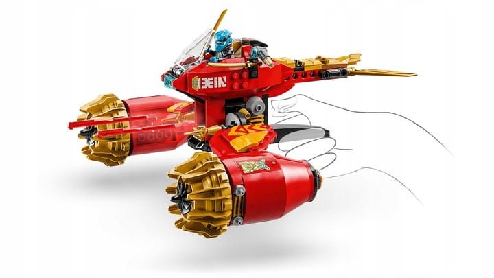 Lego Ninjago 71830 – mech Kaia i motocykl ninja, 333 elementy