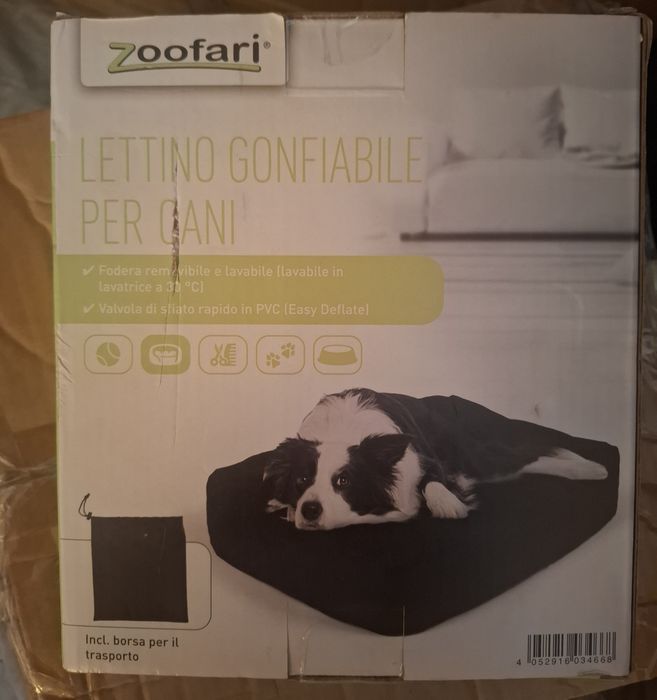 Zoofari Materac dla psa czarny 85 cm x 65 cm