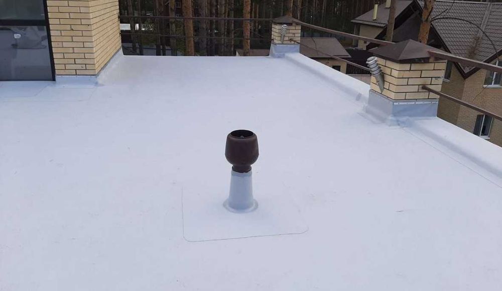 Монтаж ПВХ/ТПО мембрана, м'яка покрівля, руберойд. Ремонт покрівлі