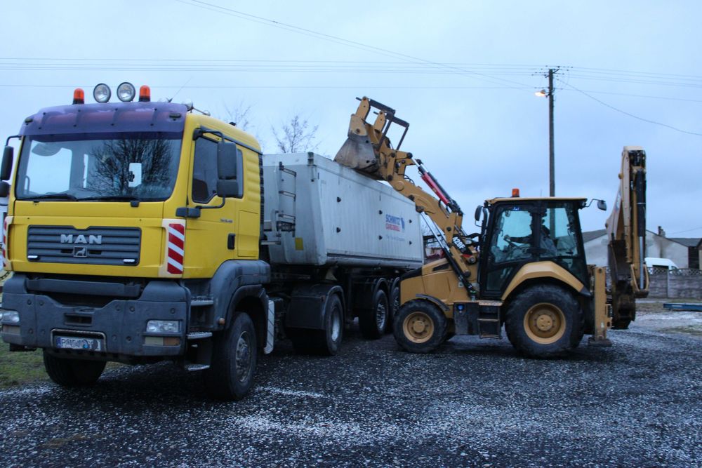 Żwirownia, żwir, podsypka, piasek, koparko - ładowarka