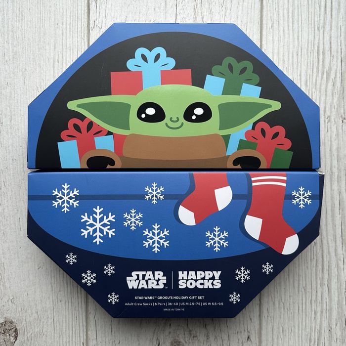 Zestaw skarpet Happy Socks STAR WARS GROGU’S Holiday Gift Set P005352