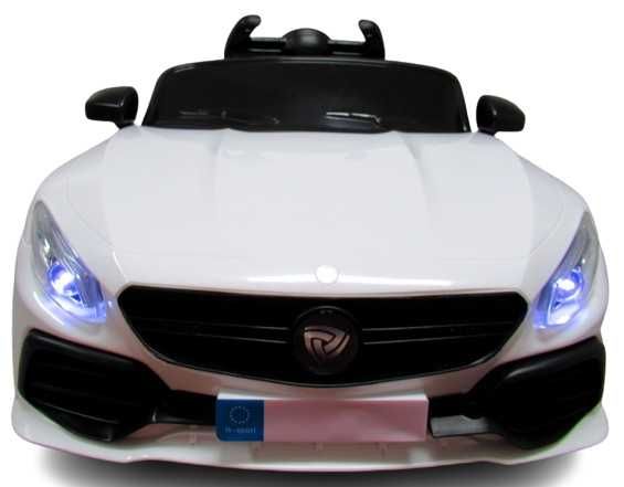 NOWE Auto na akumulator dla dzieci Cabrio Białe Pojazd Samochód - RATY