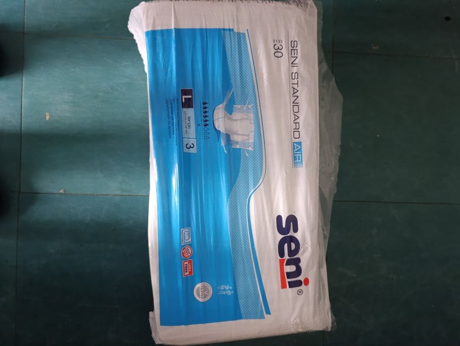 Памперси SENI L,-400гр.Жіночі урологічні прокладкі, клейонка-по 80гр..