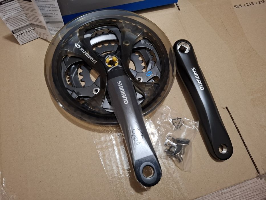 ВЕЛОсипедные шатуны разборные 48/38/28T Shimano ACERA FC-M361 Оригинал
