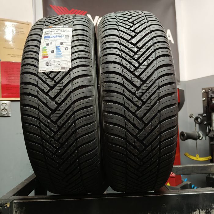 215/65/17 XL Sprzedam parę opon całorocznych Hankook