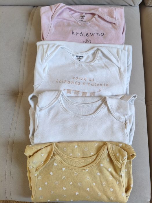 Body dziewczęce 92-98cm Sinsay/Primark krótki rękaw