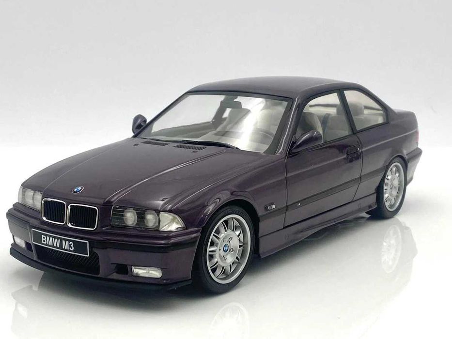 Model BMW E36 Coupe Fioletowy (Daytona lub Technoviolet) Solido 1:18