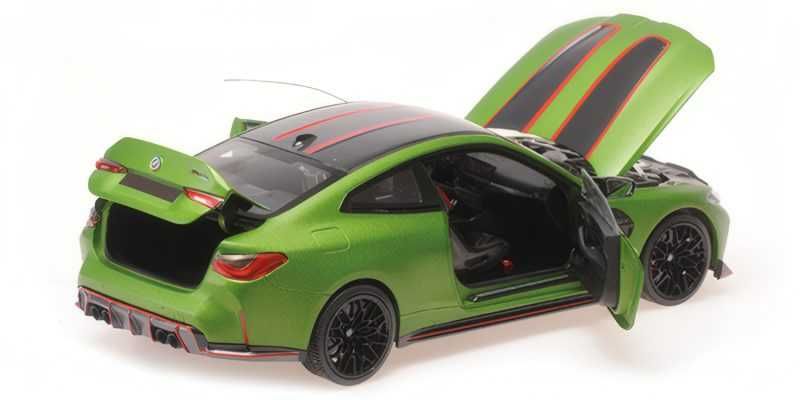 BMW M4 CSL 2023 Matt Green Metallic Minichamps 1:18