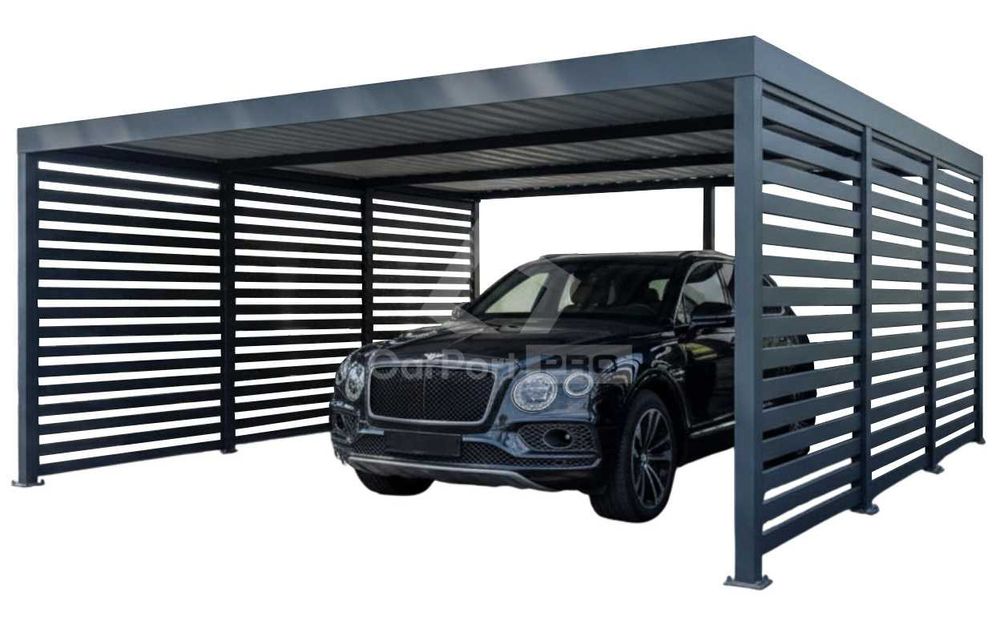 CarPort PREMIUM - wiata samochodowa 6x5 dodatkowa zabudowa CP170