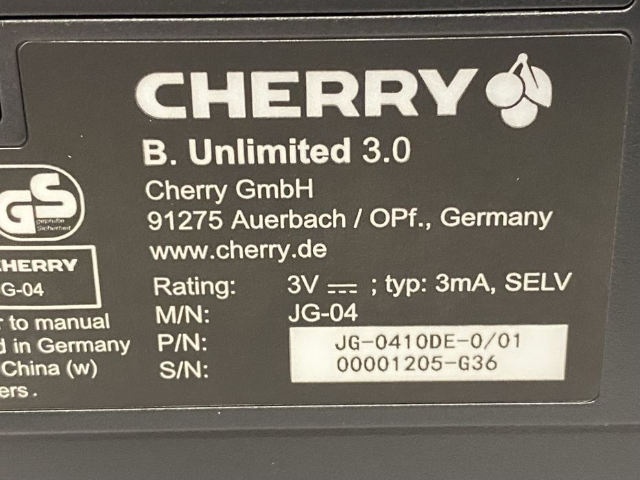 Бездротова клавіатура + мишка CHERRY JG-04 (нова, комплект)