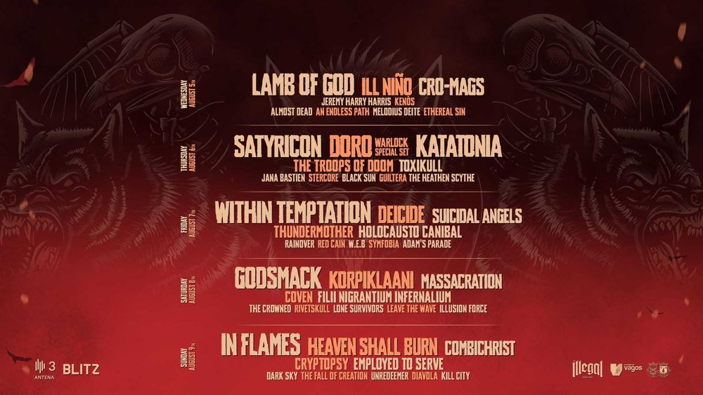 Bilhete: Passe completo para os 5 dias para Vagos Metal Fest 2026