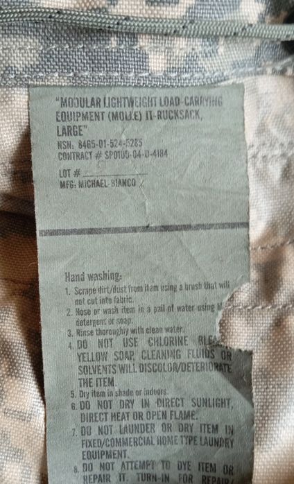 Рюкзак molle ll large, оригинал, б/у, в хорошем состоянии.