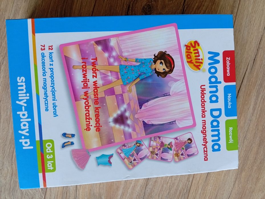 Magnetyczna układanka modna dama