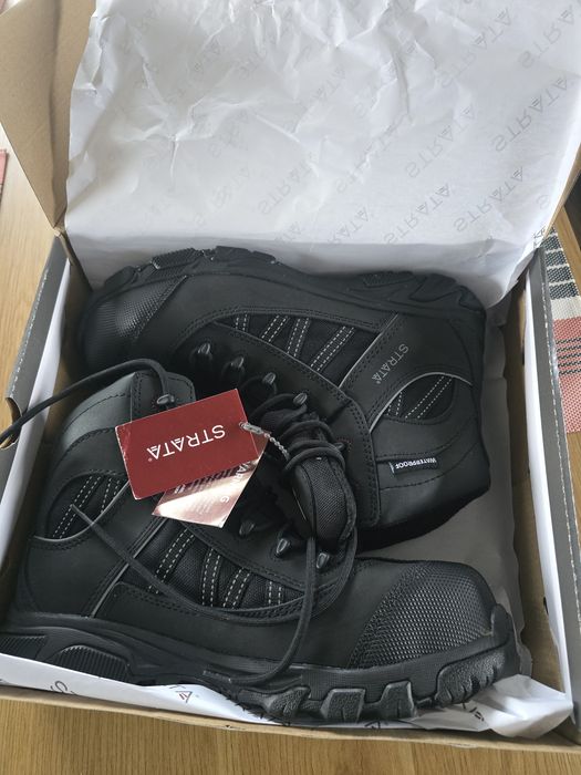 Buty robocze izolowane wysokie 44 BHP certyfikaty wodoodporne zima