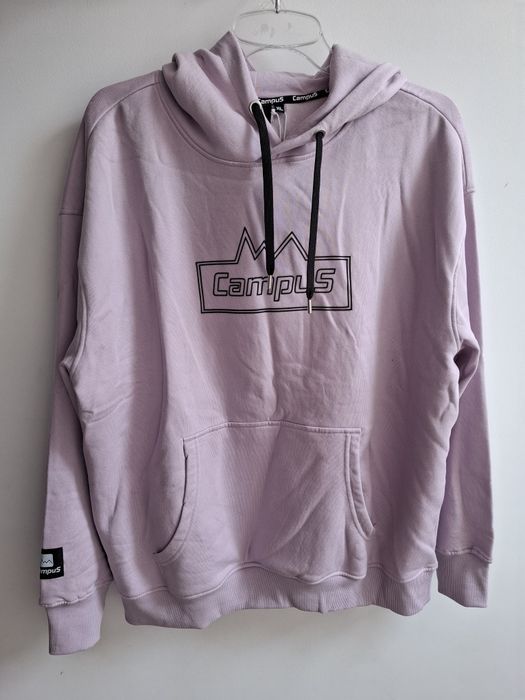 Bluza damska z kapturem fioletowa liliowa Campus XL/42