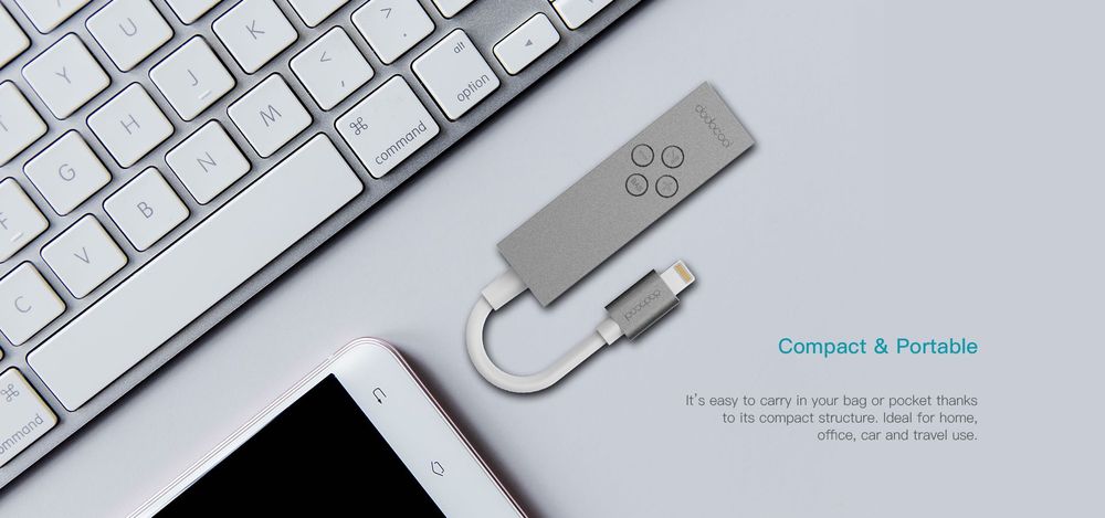 DAC dodocool DA133 MFi Certified Lightning to 3,5-мм