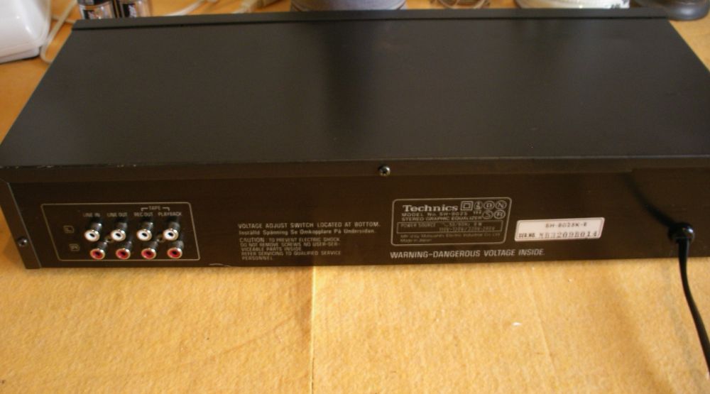 equalizador technics sg-8025