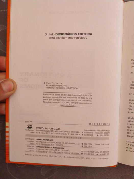 Dicionário de Verbos Inglês