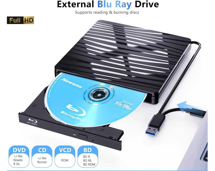 Gravador Blu-ray Genérico USB3.0/USB-C