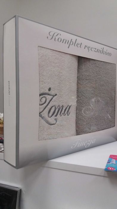 Komplet Ręczniki Żona Mąż - 75 x 150