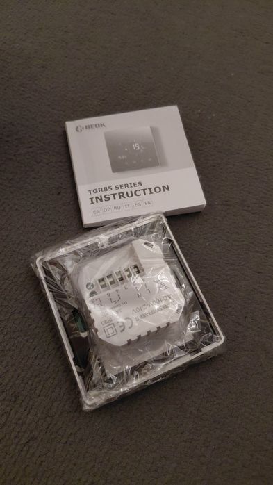 Beok tgr85 - smart room termostato (com selos) novo, ainda embalado