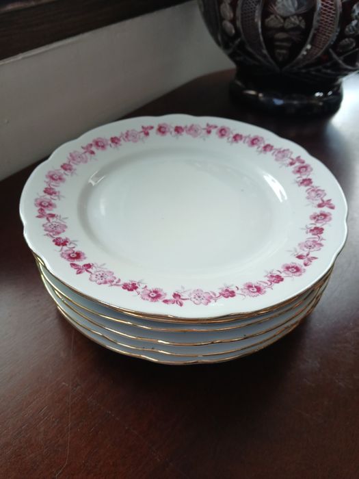 Talerze śniadaniowe 19 cm Weisswasser 6 sztuk komplet