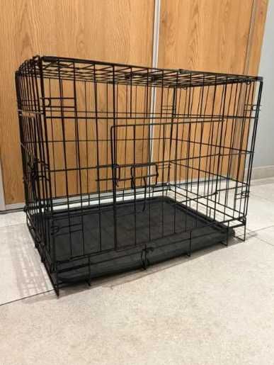 KLATKA METALOWA NOWA składana kennelowa dla psa zwierząt 63CM kojec