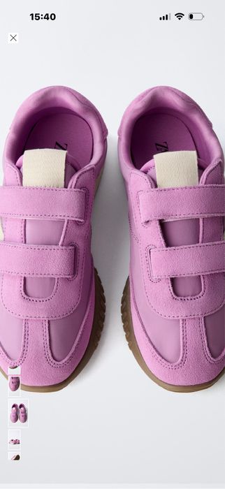 Шкіряні кросівки фірми Zara,розмір 36