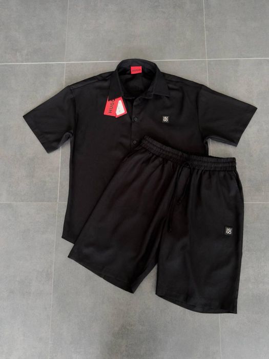 Чоловічий костюм з льону hugo boss