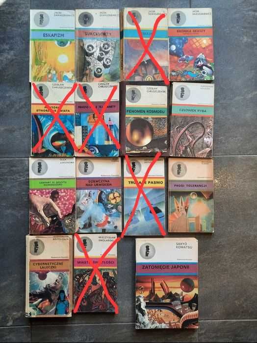 Seria ze sloneczkiem SF since fiction fantastyka Wydawnictwo Poznański