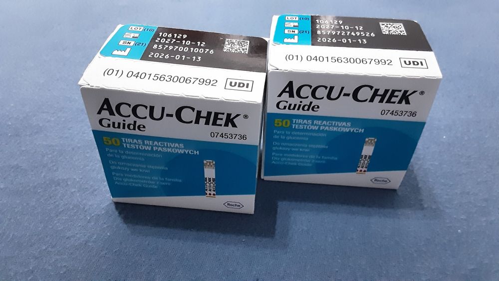 Accu-chek Guide paski testowe NOWE