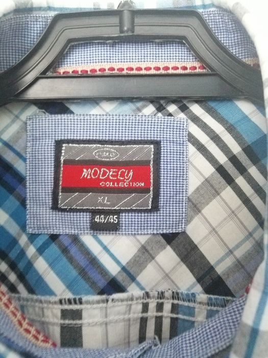 Koszula z krótkim rękawem, w kratę