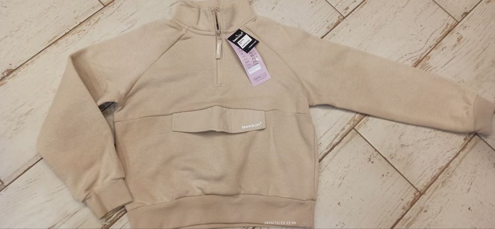 Nowa bluza Bekkin 134/140 dla dziewczynki