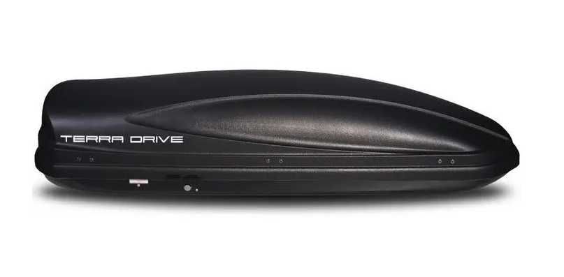Бокс Terra Drive 480 чорний 196х78х43 см автобокс, багажник,бокс надах