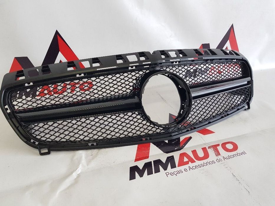Grelha Frontal Mercedes A W176 look A45 Preto Brilho