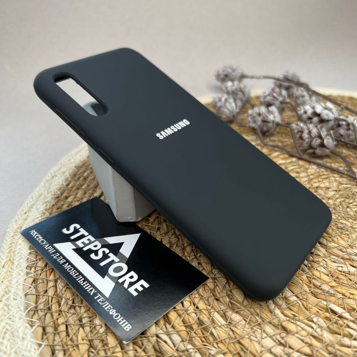Чехол для Samsung A30s с микрофиброй противоударный силиконовый A50s