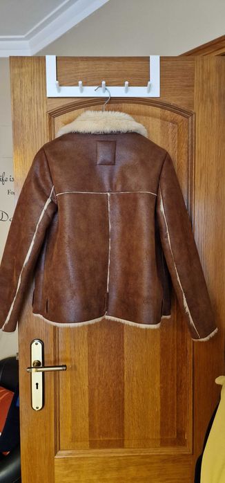 Blusao pele senhora Zara com pelo