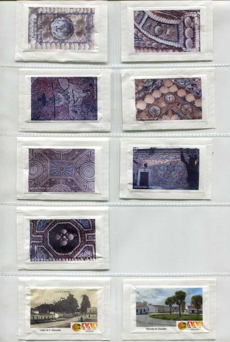 Pacotes de açúcar colecionáveis - Associação dos Amigos das Alcáçovas