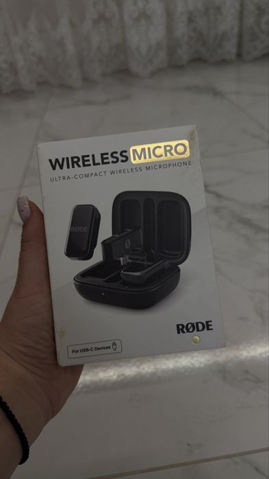 Бездротовий петличний мікрофон Rode Wireless Micro Lightning Чорний