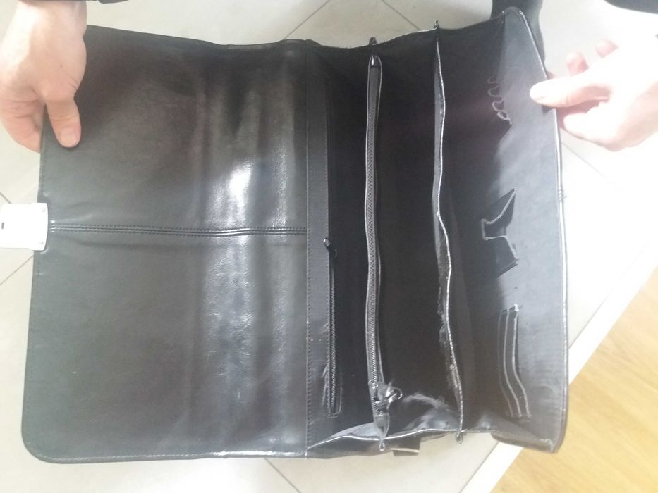 Teczka, aktówka męska skórzana