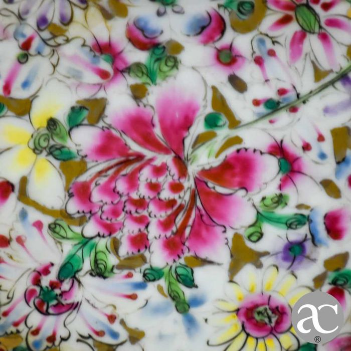 Taça porcelana da China, decoração “Mille Fleure”, circa 1960