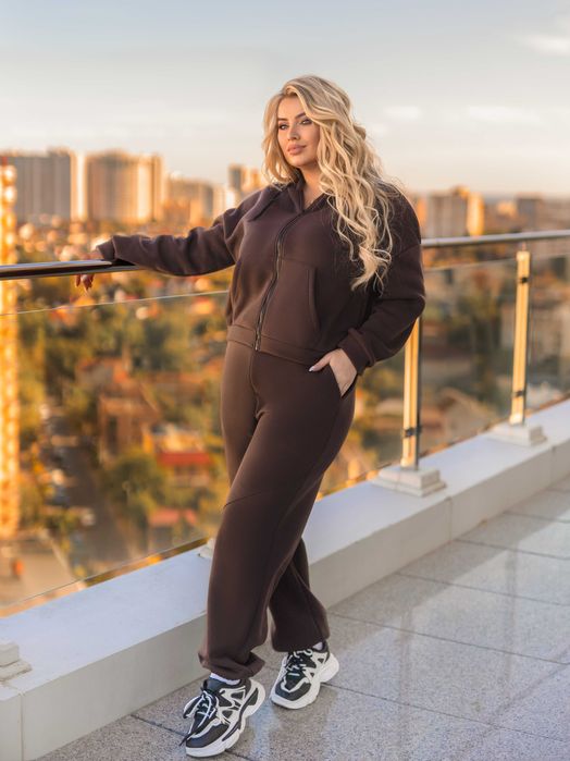 Флісовий костюм теплий жіночий / женский костюм флис - розпродаж