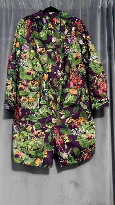 Parka ostropest/ botaniczny wzór