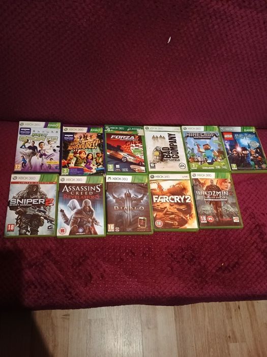 Sprzedam gry na xbox 360