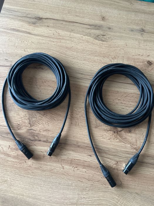 Kabel mikrofonowy Sommer 10 metr, XLR Neutrik 3 sztuki + 4 x po 2 metr