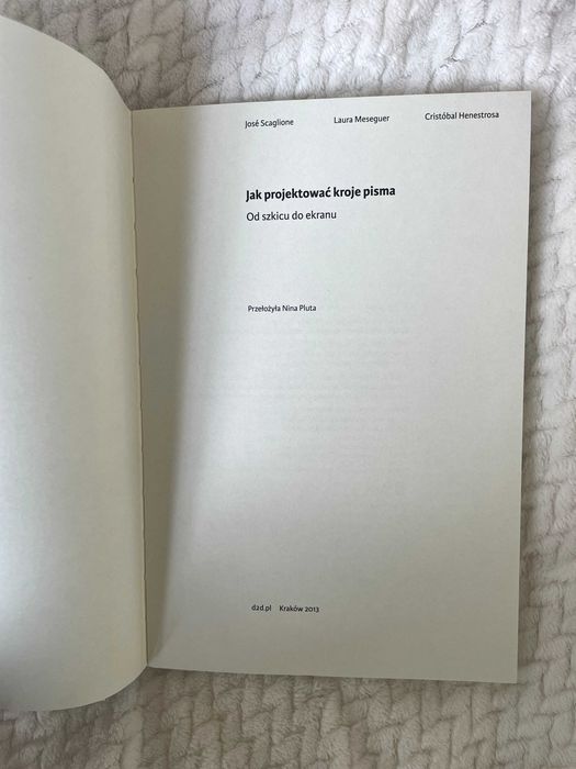 Jak projektować kroje pisma Jose Scaglione